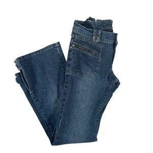 NWOT Wish Flare Jeans – 5 – Blue – Zipper Pocket Detail